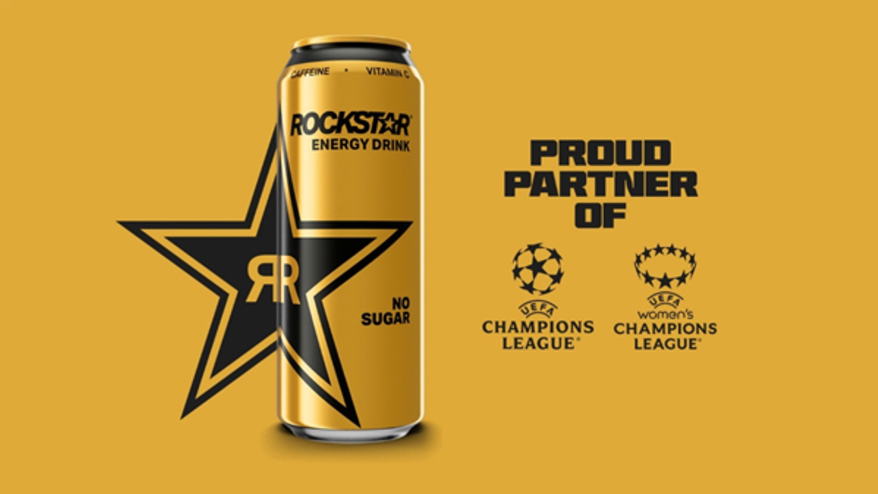 Rockstar (R) ENERGY DRINK ANUNCIA PATROCÍNIO COM UEFA CHAMPIONS LEAGUE