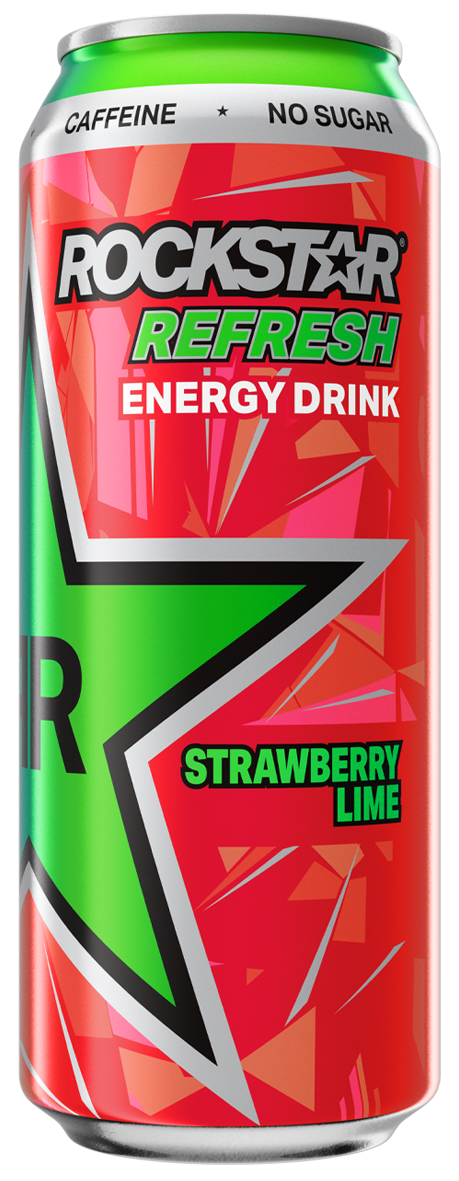 Rockstar Energy Drink Refresh Strawberry Lime