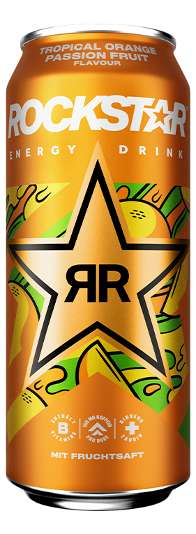 Rockstar Energy Tropical Orange Passion Fruit